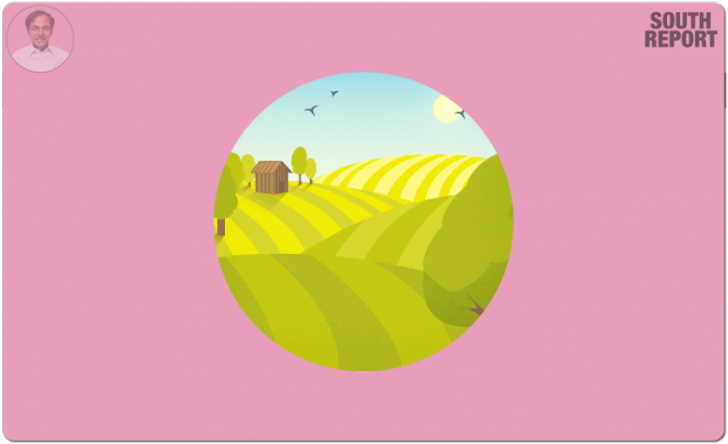 1 Mission Kakatiya Kcr - Achievements Of Telangana State (771x514), Png Download