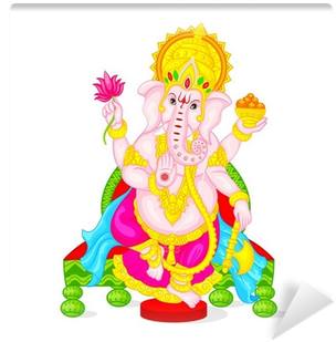 Modern Stylish Wishes Happy Ganesh Chaturthi (400x400), Png Download