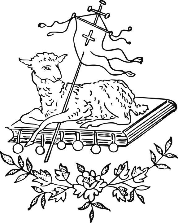 Shop Of Clipart Library Buy Clip Art - Christian Lamb (575x720), Png Download