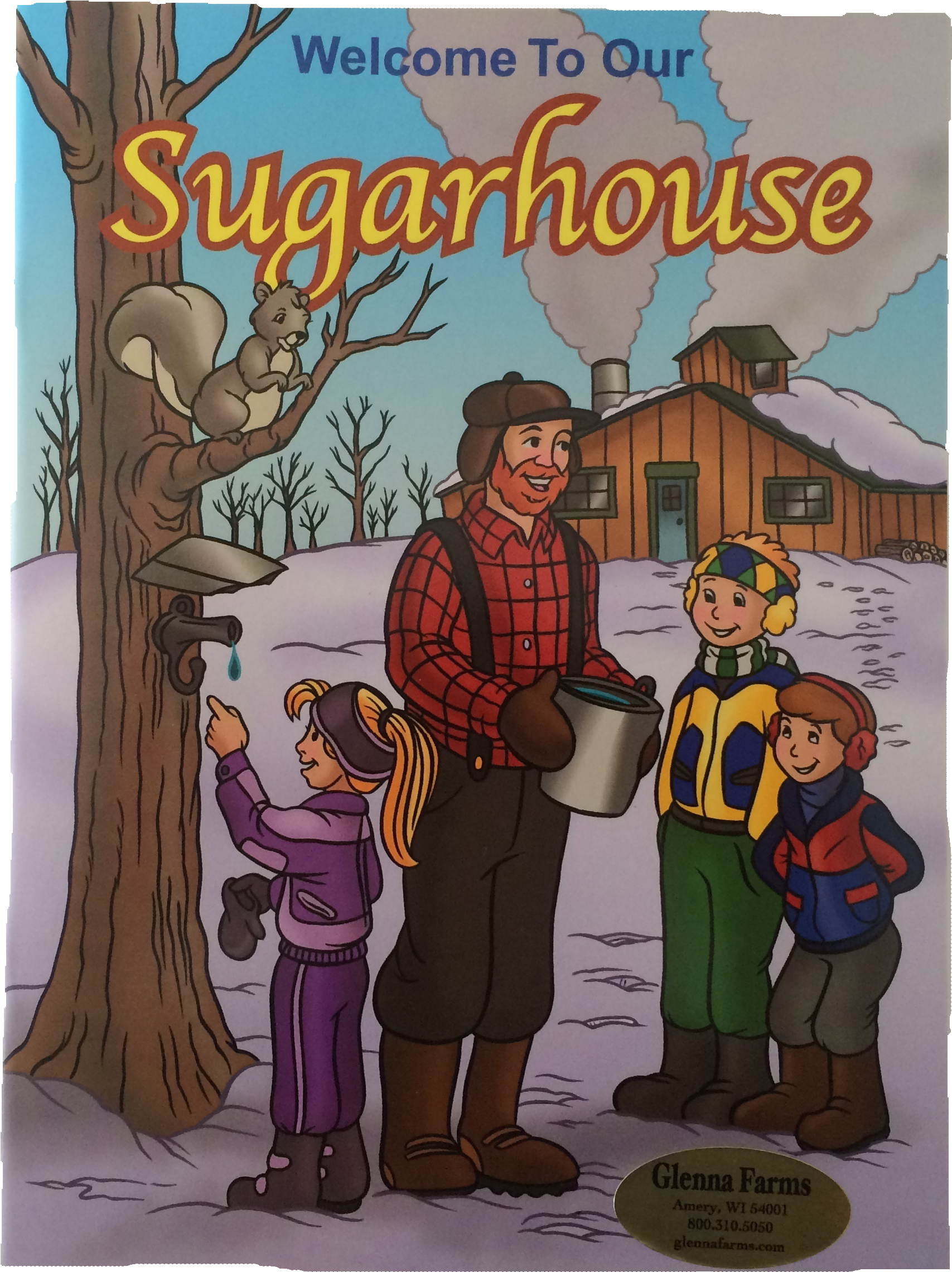 Sugarhouse Coloring Book - Maple Syrup Coloring Pages (3264x2448), Png Download