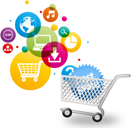 Ecommerce Development Services - E Commerce Application Development (432x423), Png Download