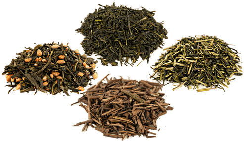 Organic Japanese Green Tea Sampler - Green Tea Sampler (500x324), Png Download