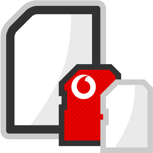 Micro Sim Card - Usa Sim Card Vodafone (880x500), Png Download