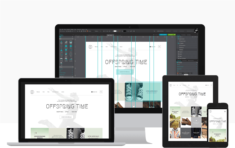 Responsive Mobile Design - Iphone Web Wireframe (810x625), Png Download