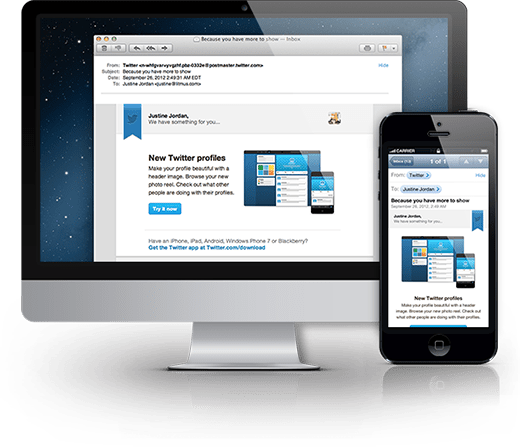 Responsive - Responsive Design Email (520x447), Png Download