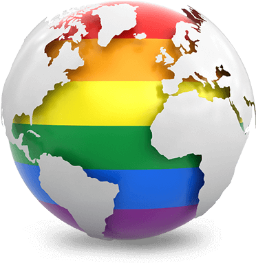 Global - Industries - Pride Globe (417x429), Png Download