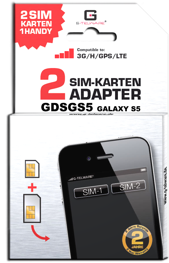 Gdsgs5 Large - Samsung Galaxy S8 Dual Sim Adapter (609x915), Png Download