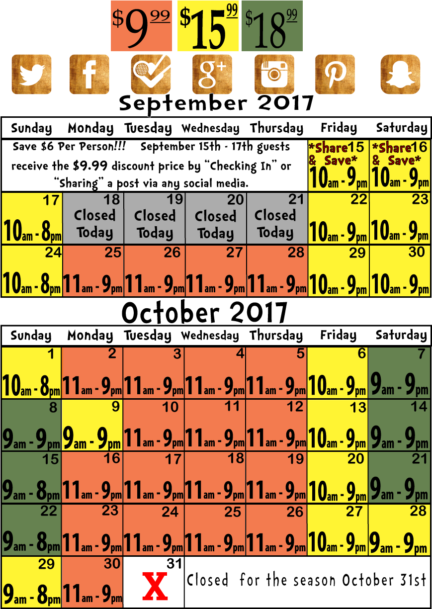 2017 Price And Hours Calendar - Calendar (945x1252), Png Download