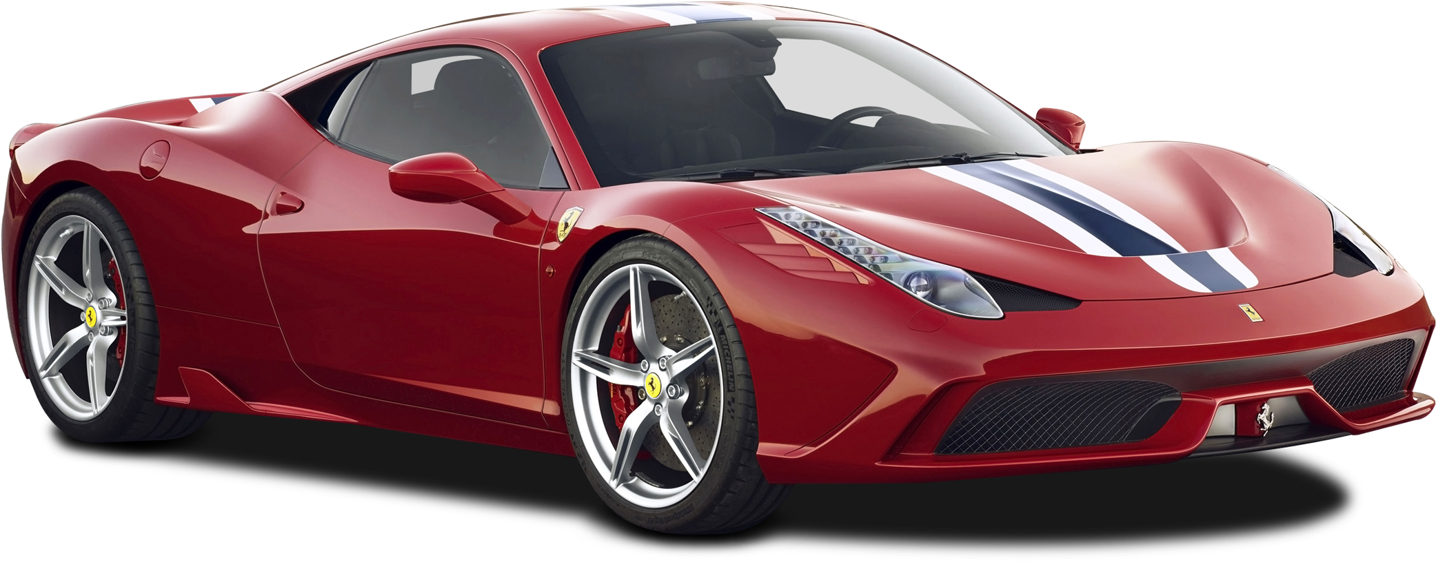 Red Ferrari 458 Speciale Car Png Image - Ferrari 458 Speciale (2150x898), Png Download