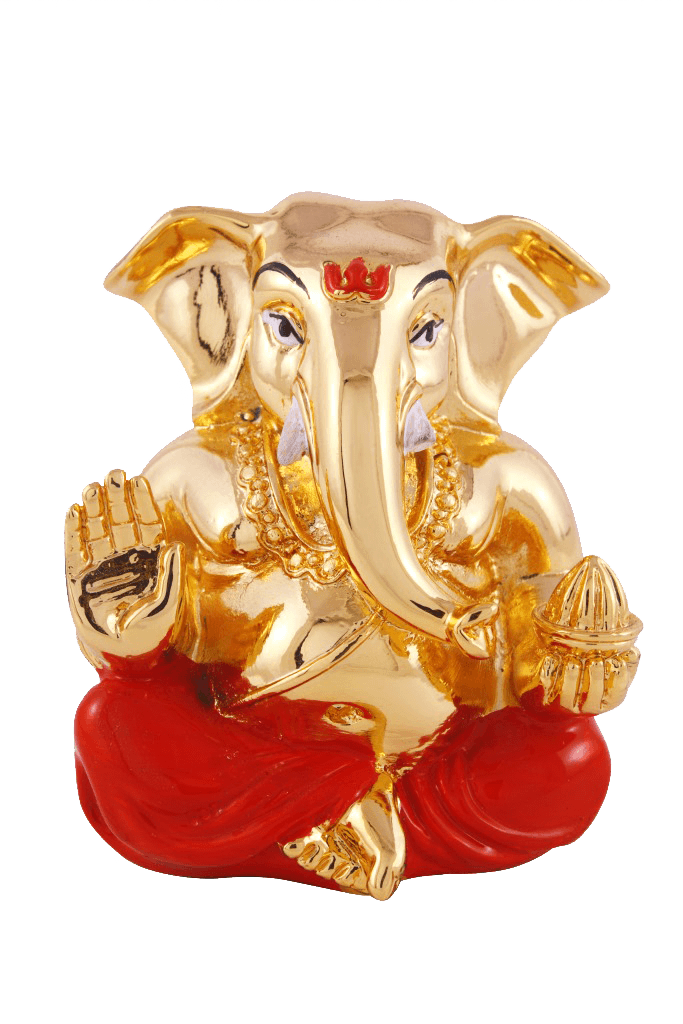 Tilak Ganesha Medium - Durva Grass Ganesh (683x1024), Png Download