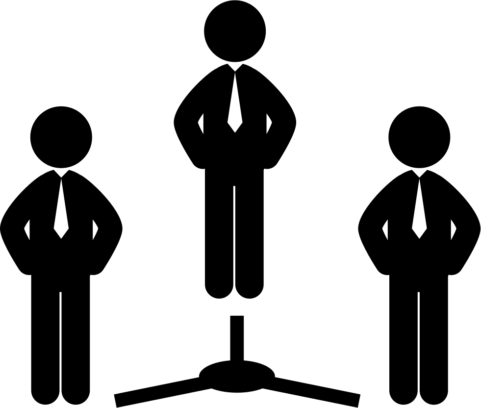 Three Businessmen - - Man Gears Png (981x832), Png Download