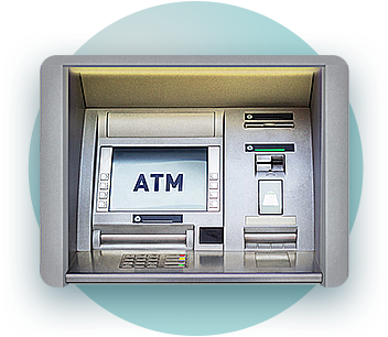 Tüm Banka Atm'lerinden Para Çek, Para Yatır - Automated Teller Machine (508x305), Png Download