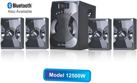 Dhdiscovery 12500w Bluetooth - Home Cinema (500x500), Png Download