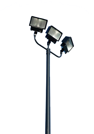 Security Is One O Pole Light - Pole Lights (300x448), Png Download