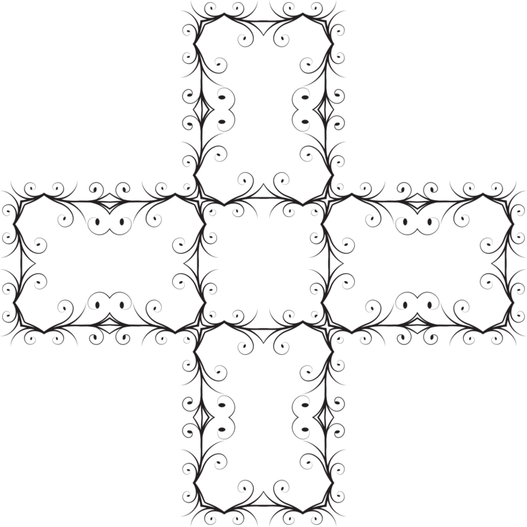 Computer Icons Line Art Silhouette Flower - Clip Art (750x750), Png Download