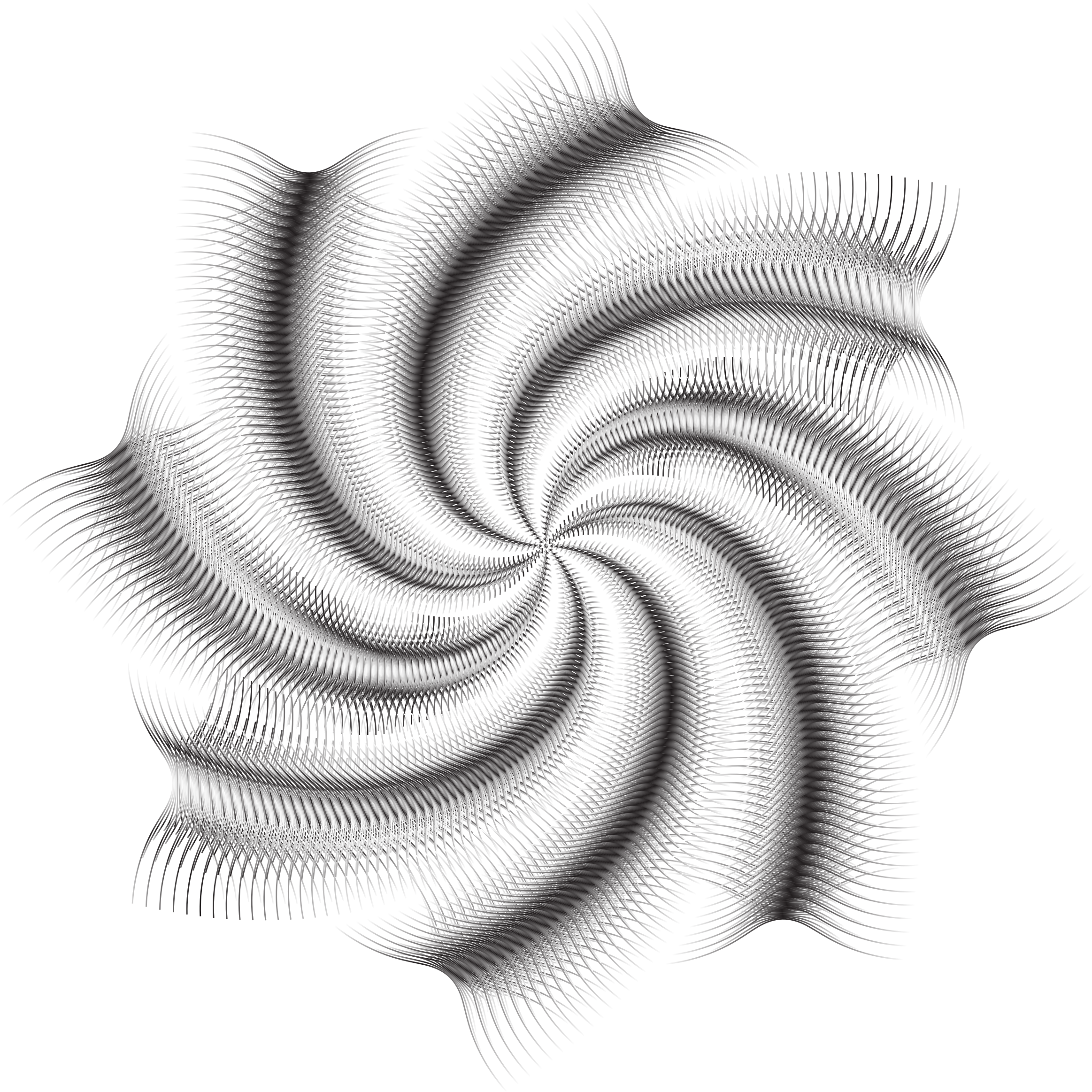 Source - Openclipart - Org - Report - Kalash Line Art - Black Abstract No Background (2326x2326), Png Download