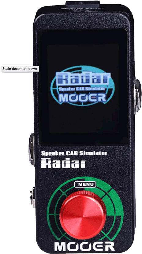 Mooer Radar Speaker Simulator - Mooer Radar (1000x1000), Png Download