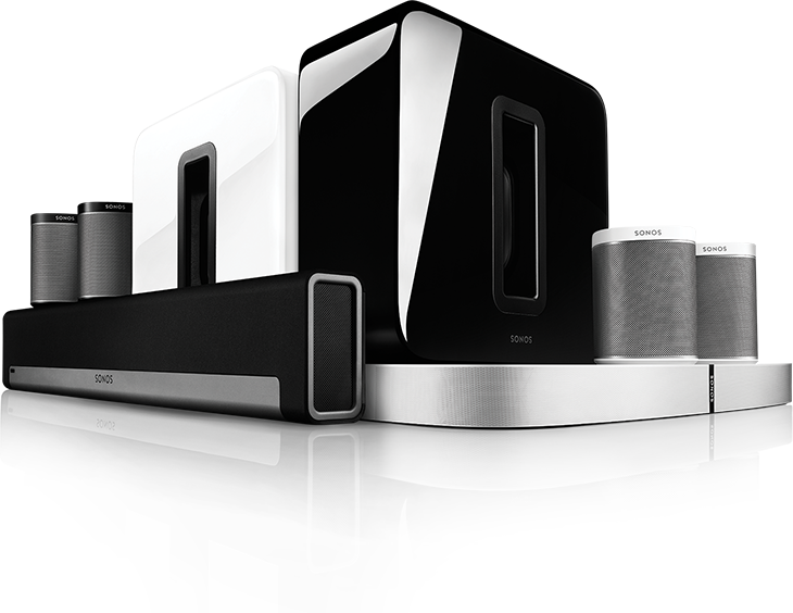 Home Cinema For Music Lovers - Sonos (730x564), Png Download
