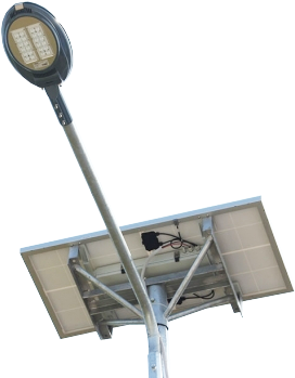 Solar Street Lighting - Street Light (570x350), Png Download