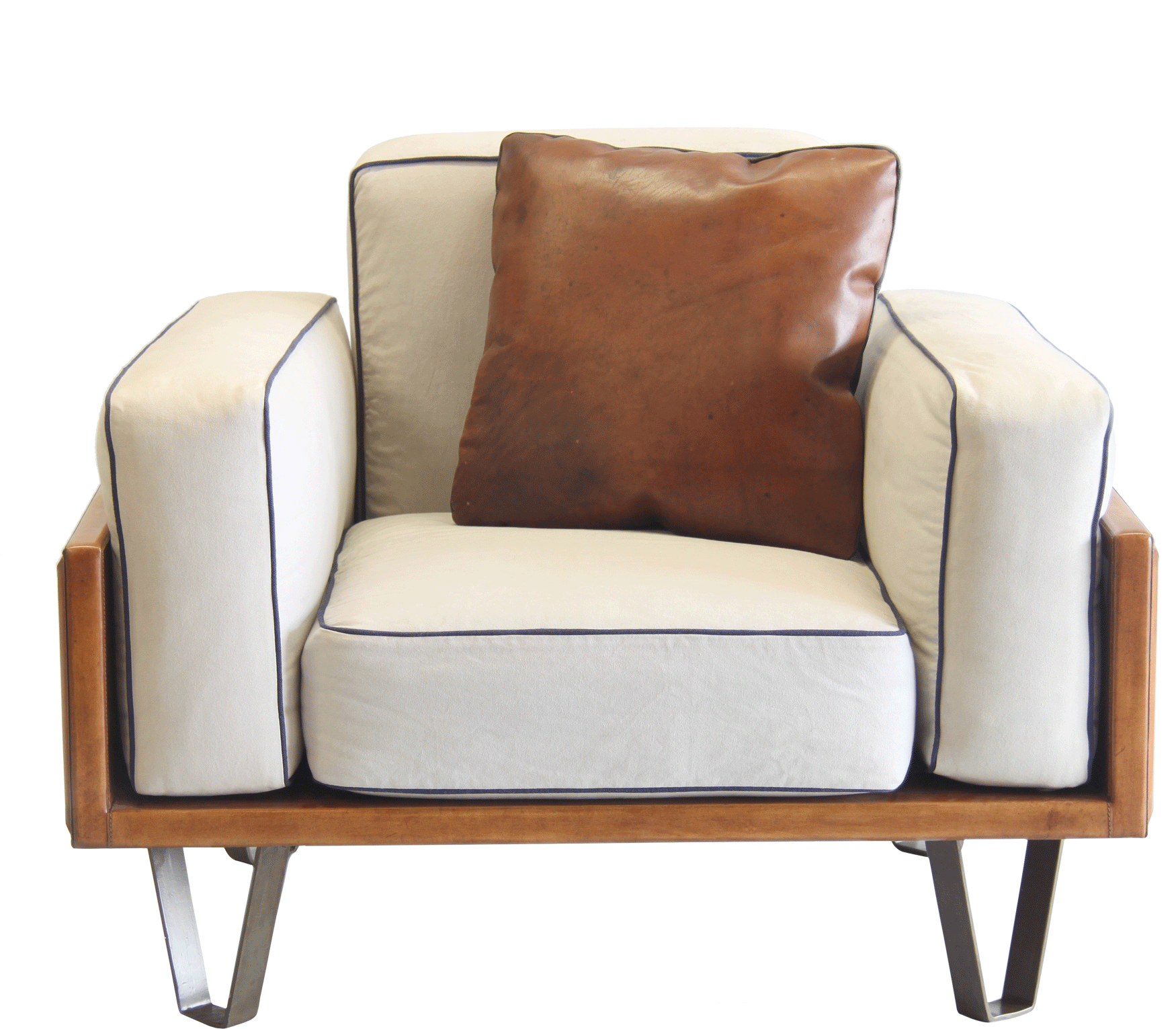 V- Deck Single Seater Sofa - Single Sofa Png Transparent (2000x2400), Png Download
