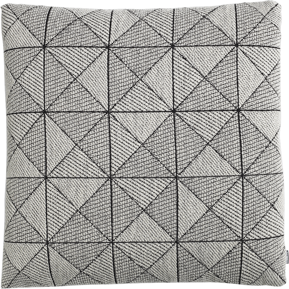 Tile Cushion - Muuto - Tile Cushion Black/white (2000x2000), Png Download