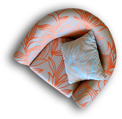 Sofa Png Top View (408x397), Png Download