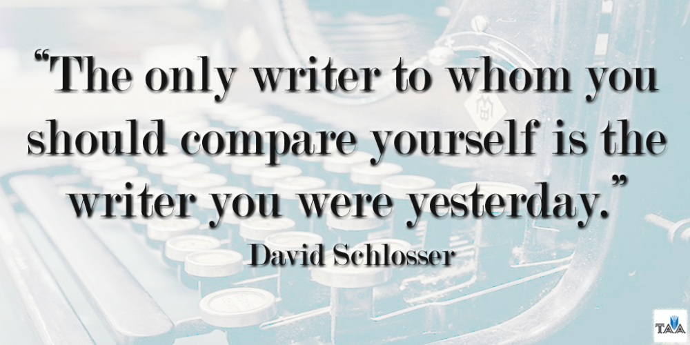 "the Only Writer To Whom You Should Compare Yourself - Only Writer You Should Compare Yourself (1000x500), Png Download