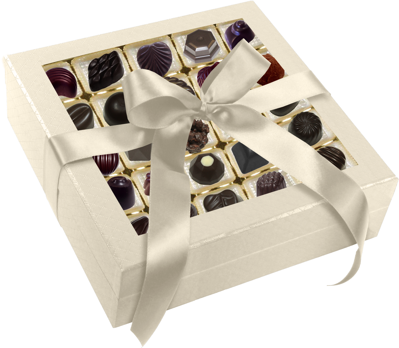 Wedding Ribbon Box @ 50 Piece - Wrapping Paper (1294x1130), Png Download