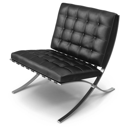 Barcelona Chair Transparent Png - Portable Network Graphics (600x600), Png Download