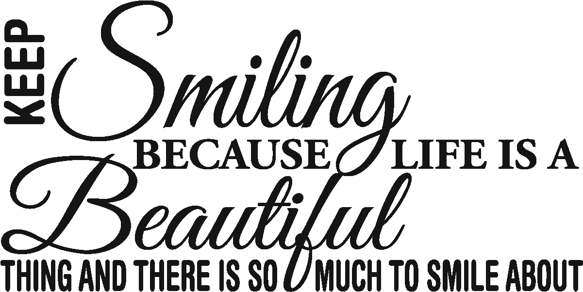 Stickers Muraux Citations Sticker Smiling Is Beautiful Beautiful Essence Ambw Romance Book Full Size Png Download Seekpng