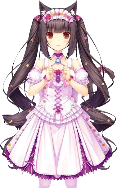 Chocola Casual Dress - Nekopara Chocola Png (377x604), Png Download