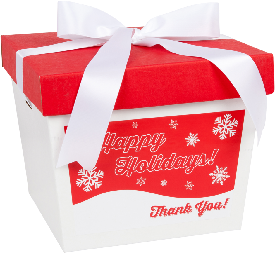 2 Gal Rb White Red Lid - Gift (1000x954), Png Download