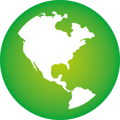 Around The Globe - Website Icon Png Green (400x400), Png Download