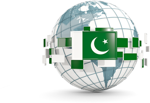 Malaysia Flag In Globe (640x480), Png Download