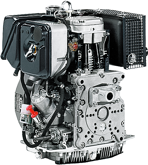 1d50 - Hatz 1d50z 10.2 Hp Diesel Engine With Handle Start (720x720), Png Download