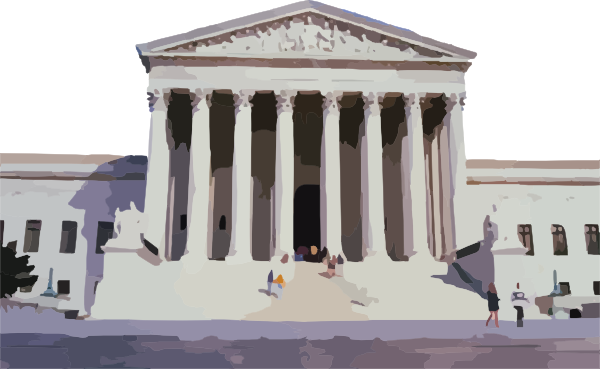 Temple Clipart Transparent - United States Supreme Court Building (600x369), Png Download