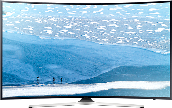 Samsung Ua-55ku6300 55" Uhd 4k Smart Curve Wifi Built - Televisor Samsung Curvo 49 Pulgadas (740x669), Png Download