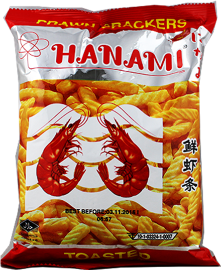 Picture Of Hanami Prawn Crakers - Patatine Al Gusto Gambero (439x550), Png Download