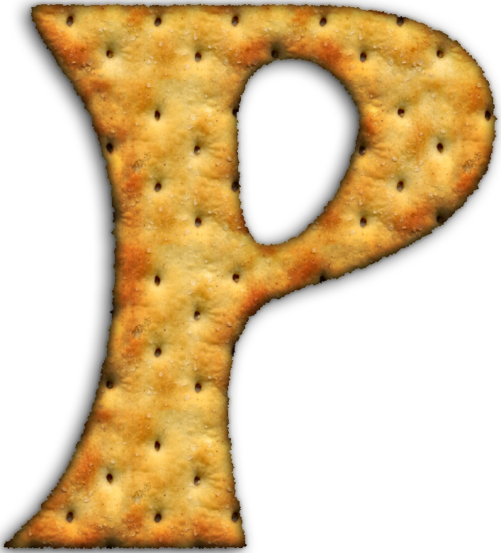 Alfabeto Hecho Con Galletas Saladas - Crackers (707x780), Png Download