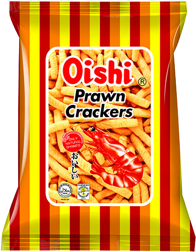 Original - Oishi Prawn Crackers Regular (500x500), Png Download
