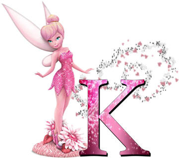 Alphabets Png - Disney Tinker Bell's Tink Pink Figurine Collection (540x380), Png Download