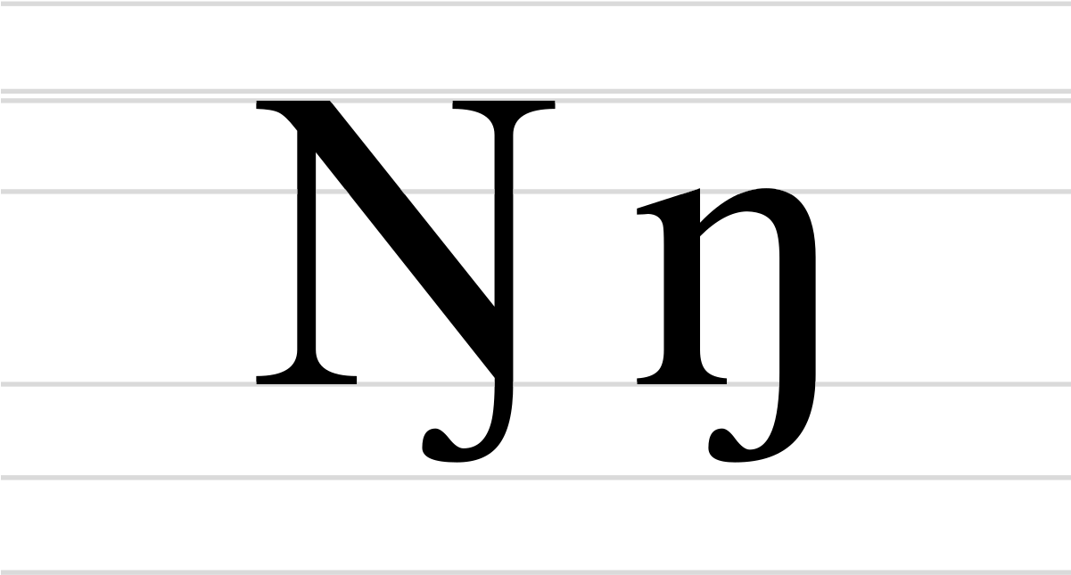 Dinka Alphabet Letters Png Dinka Alphabet Letters - N Apostrophe (1200x800), Png Download