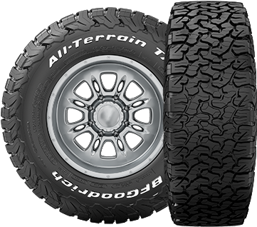 Wheel & Tire Shop - 215 75r15 Bf Goodrich Ko2 (365x346), Png Download