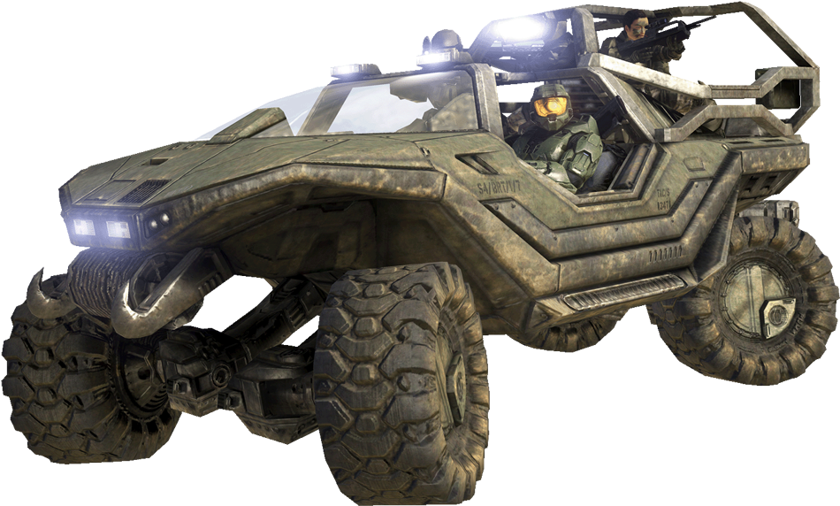 The Jeep Master Chief Limited Edition Wrangler - Halo Warthog Png (1024x607), Png Download