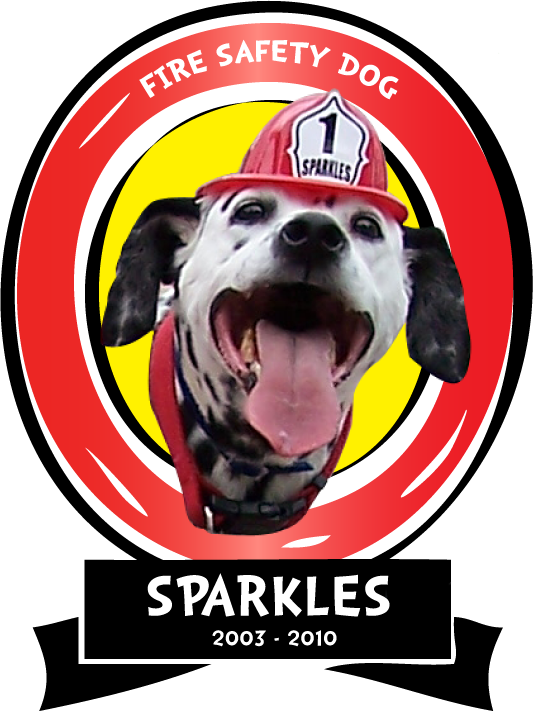 Known For Her Red Toenails And Constant Wagging Tail, - Fire Safety Dogs (533x711), Png Download