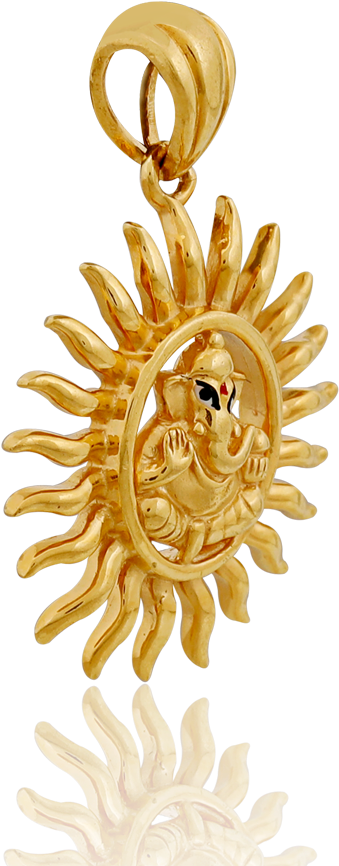 Lord Ganesha's Sun Blessing Pendant - Product (1000x1000), Png Download