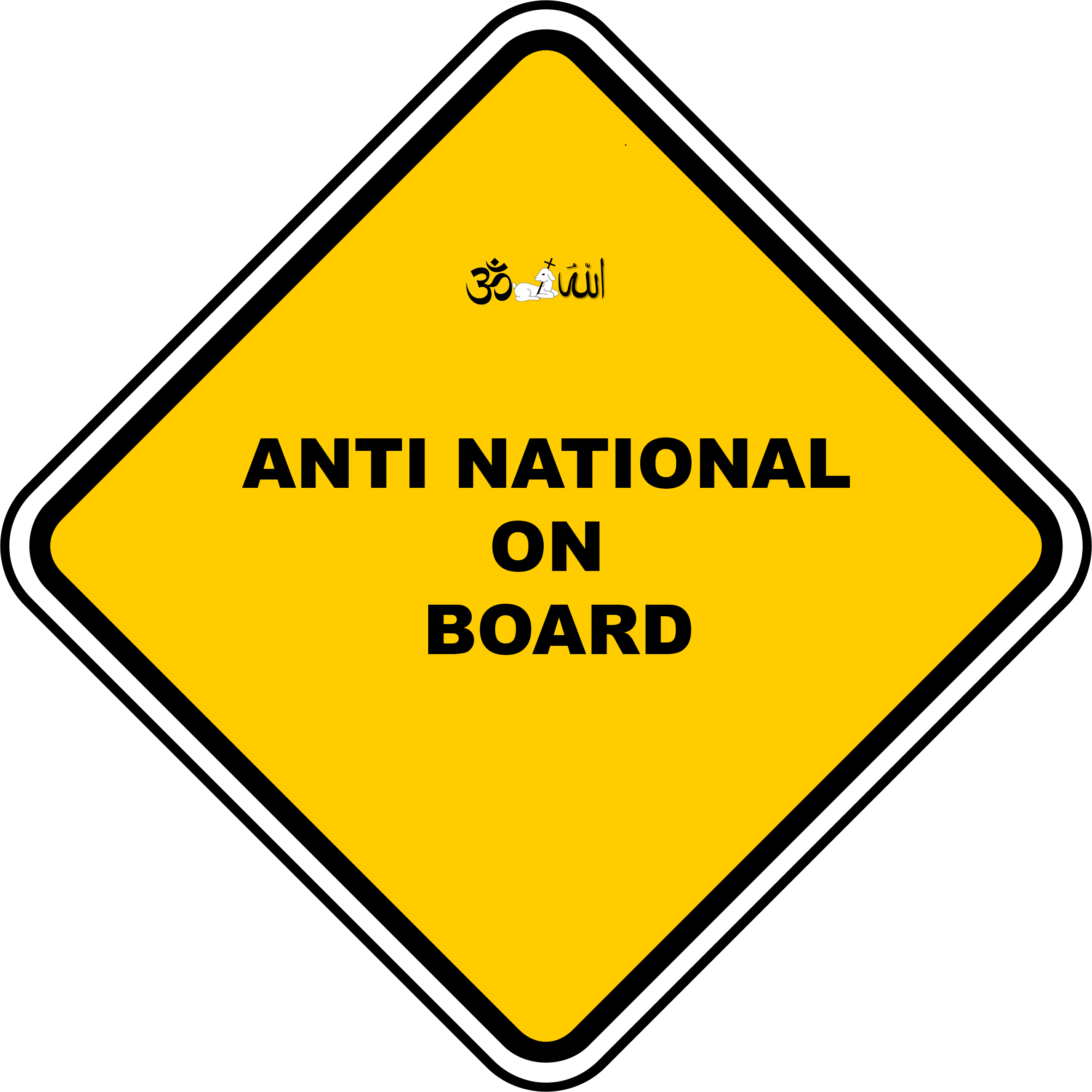If You Are An Anti National, Here Is A Sticker For - International Sailing Academy (2364x2364), Png Download