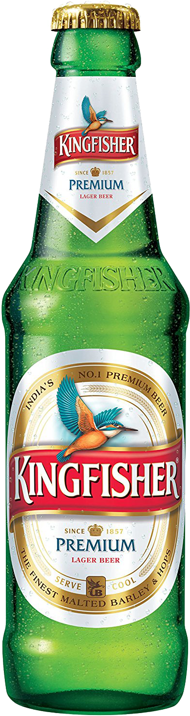 Beer - Kingfisher Beer (392x1472), Png Download