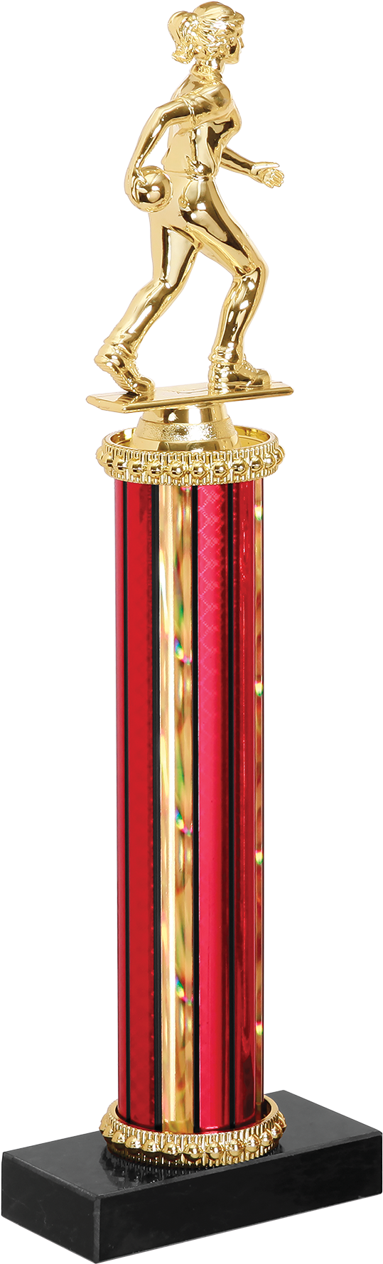 Large Bowling Trophy - Bowling (1800x1800), Png Download