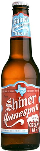 Shiner Homespun Cream Ale - Shiner Bohemian Black Lager (formerly Shiner 97) (250x490), Png Download